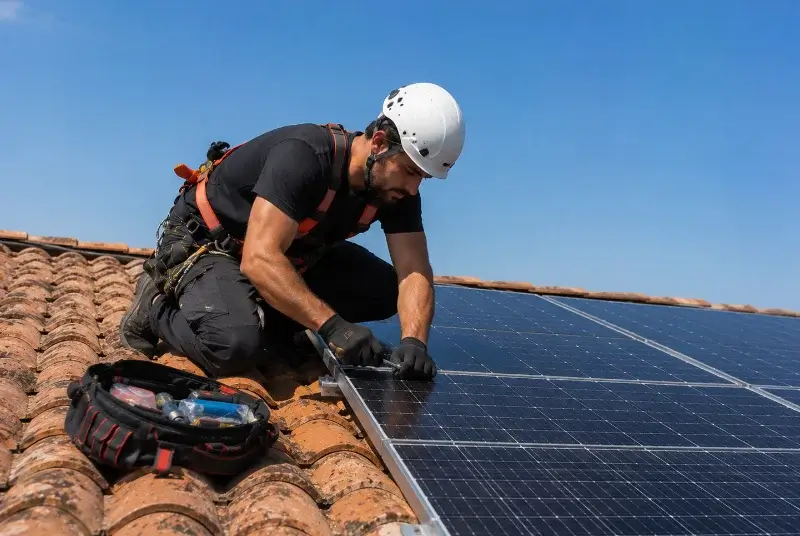 Maintenance et monitoring de panneaux solaires à Chartres-de-Bretagne